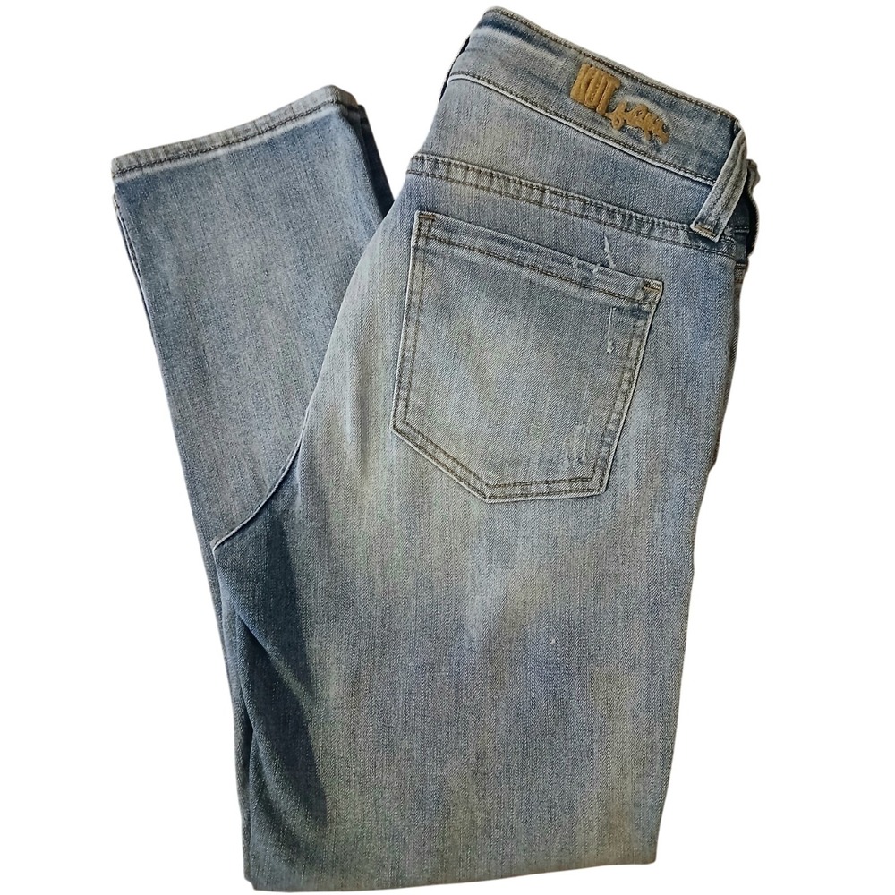 KUT from the Kloth Women's Sz 4 30X26 Lightโ Wash Blue Ankle Skinny Jeans #144C